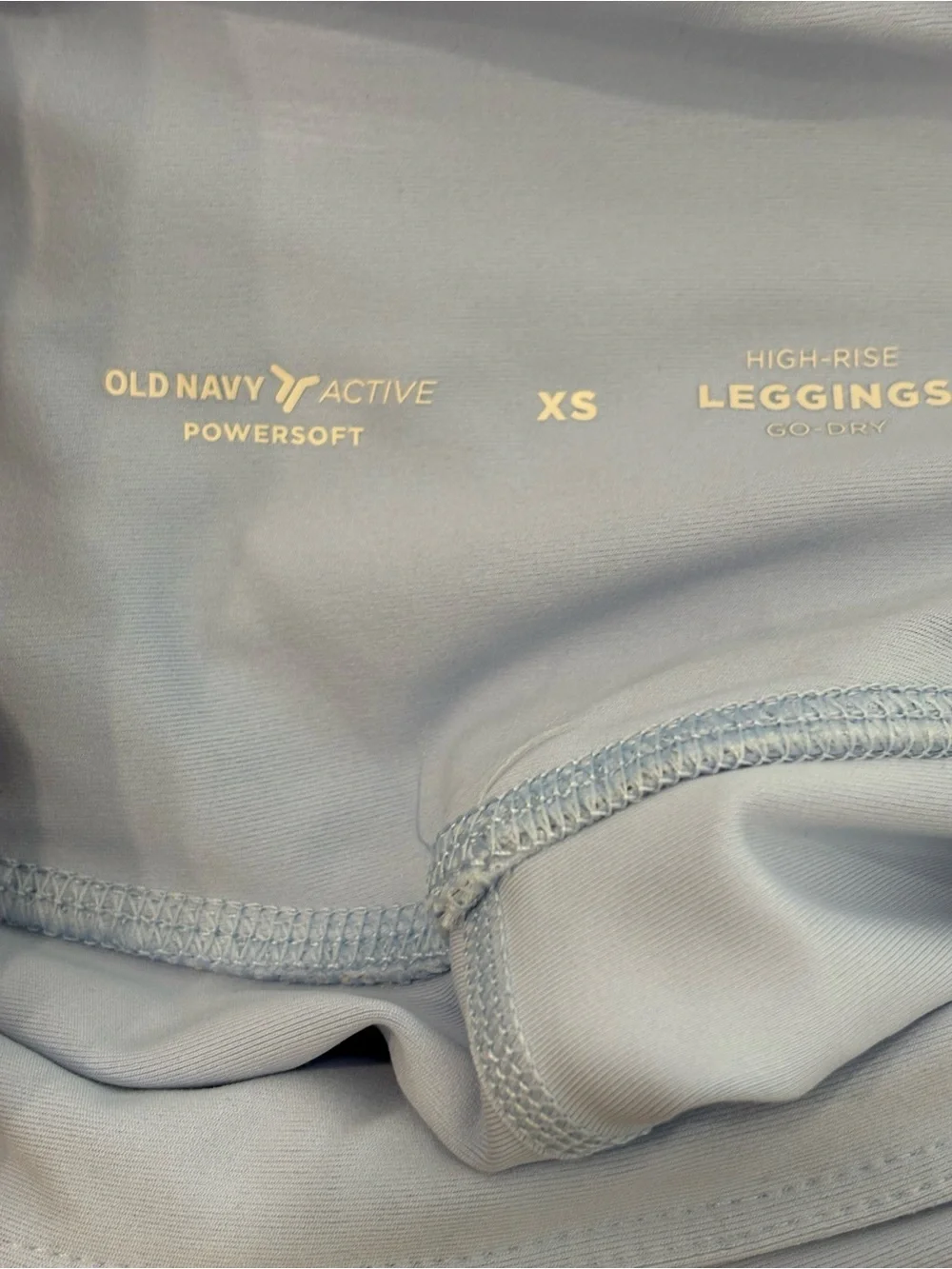 Old Navy Pale Blue High-Rise Leggings